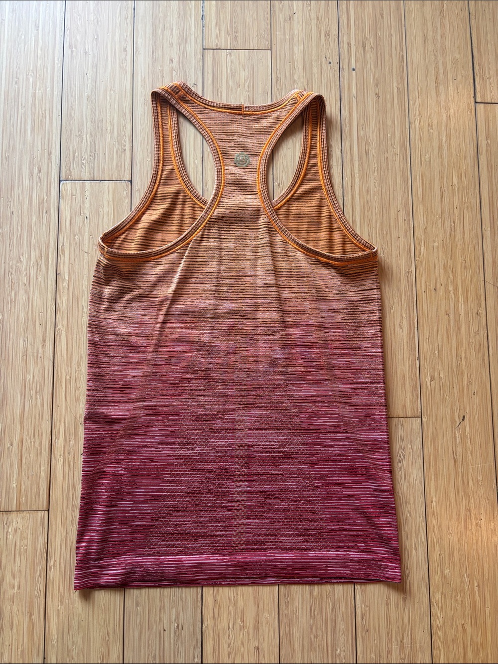 lululemon athletica Seawheeze Swiftly Orange to Pink Gradient Racerback Tank